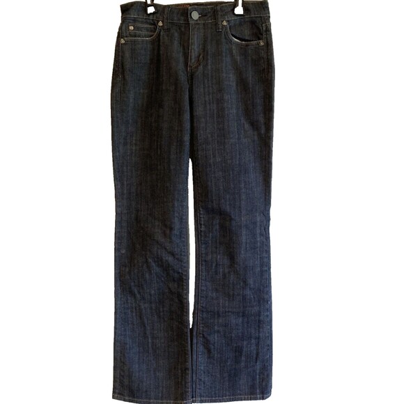 Kut From The Kloth 4 (28 x 32) Blue Denim Bootcut Jeans Mid Rise Flare y2k - Picture 1 of 12
